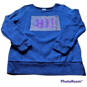 🛍 Carters girls flip sequin sweatshirt